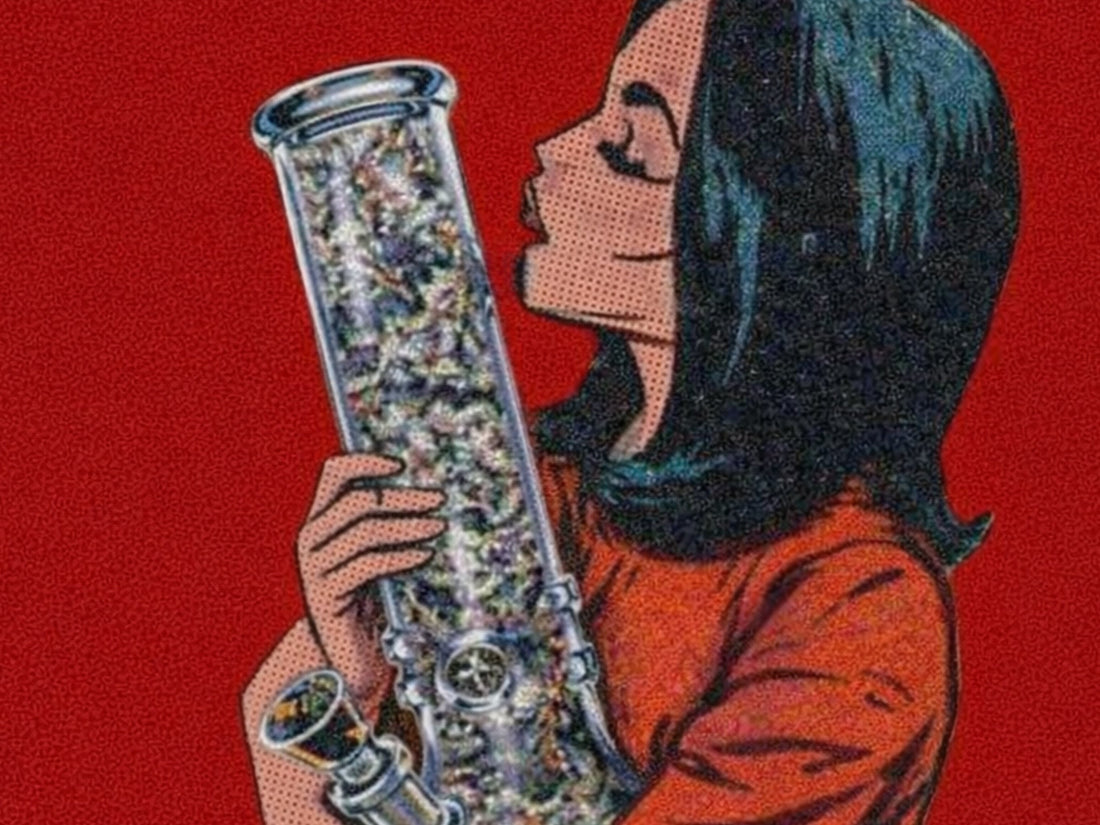 Canna-Parent. Lockable Bong Cabinet. 