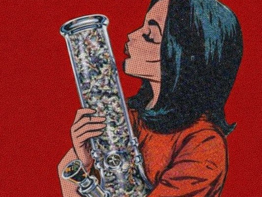 Canna-Parent. Lockable Bong Cabinet. 